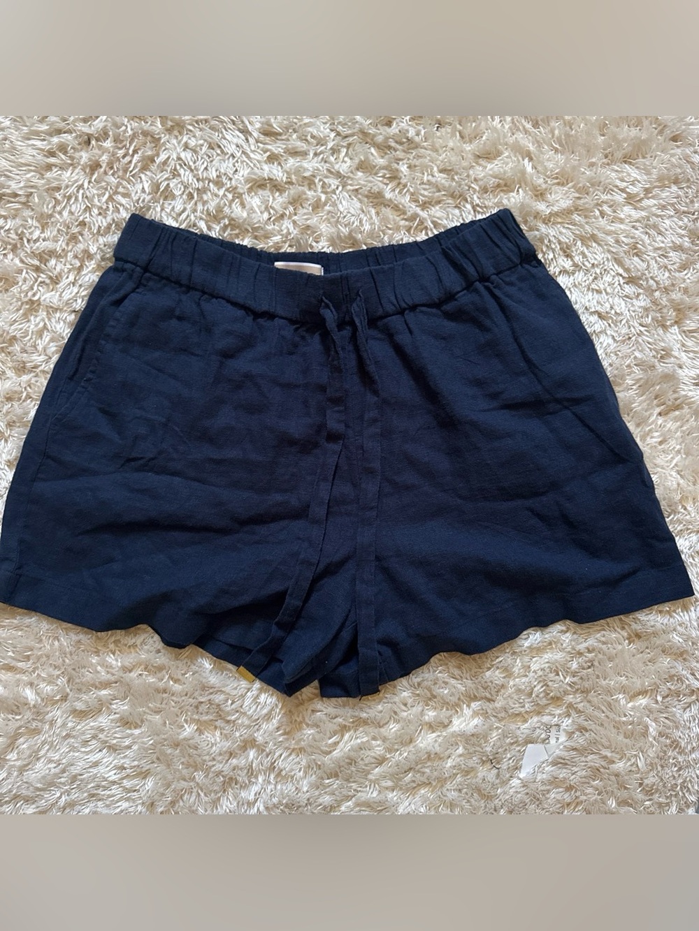 Everyday Navy Drawstring Athletic Shorts